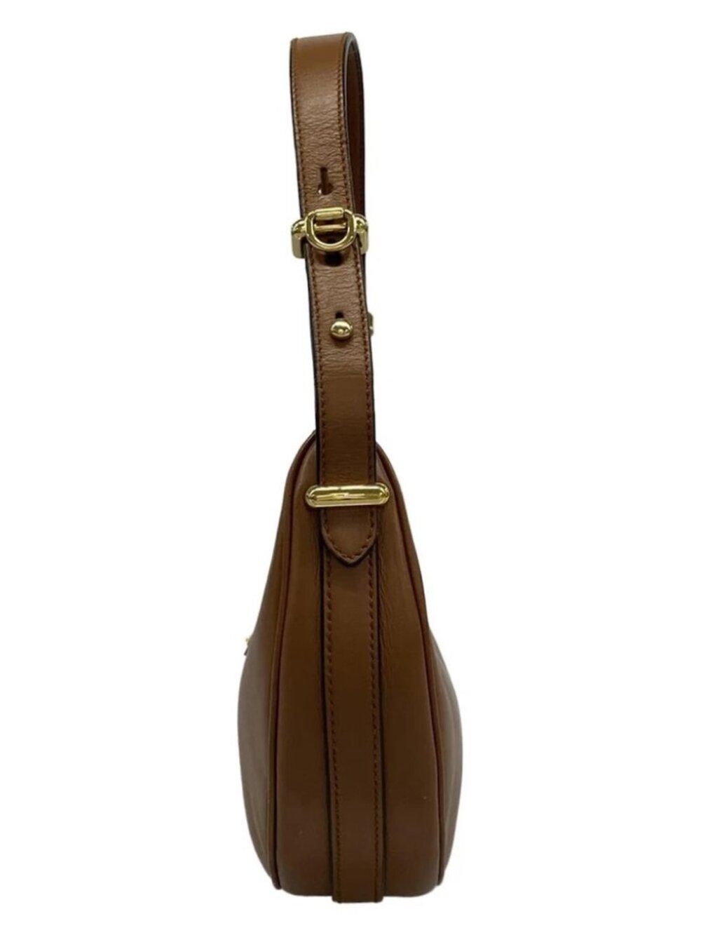 PRADA ARCE small leather shoulder bag 1BC194 Brown Leather Shoulder Bag - Picture 2 of 15
